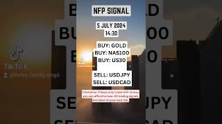 NFP SIGNAL  5 JULY 2024shorts forex gbpusd stockmarket cpi trading goldforex shortsfeed [upl. by Gustav]