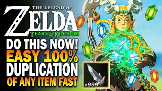 New Item Duplication Glitch IS SO EASY Infinite Money In Zelda Tears Of The Kingdom [upl. by Yltsew]