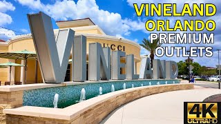 Vineland Premium Outlets Mall  ORLANDO FLORIDA 4K Walking Tour [upl. by Acissej]