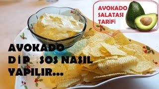 Avokado Dip Sos Tarifi  Avocado Recipes [upl. by Wakefield]