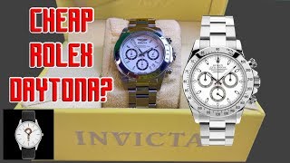 Invicta Speedway  CHEAP ROLEX DAYTONA  Should I Time This [upl. by Arraic]