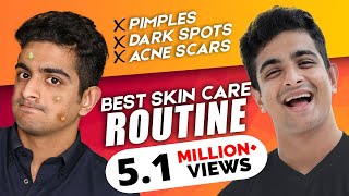 EASY amp BEST Skin Care Routine  Easy Solutions For Pimples Dark Spots and Acne Removal  BeerBiceps [upl. by Ailecara811]