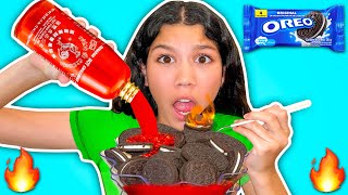 WEIRD Food Combinations People LOVE HOT SAUCE amp OREOS Eating Funky amp Gross DIY Foods Candy [upl. by Kiernan]