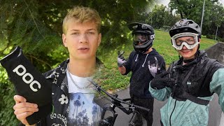 Test POC chráničů deštivé ježdění a výlet do přírody MTB Vlog 16 [upl. by Medor]