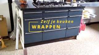 Zelf je keukenkastjes wrappen [upl. by Eelsnia589]