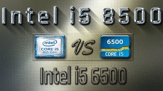 i5 8500 vs i5 6500 Benchmarks  Gaming Tests Review amp Comparison [upl. by Harwill]