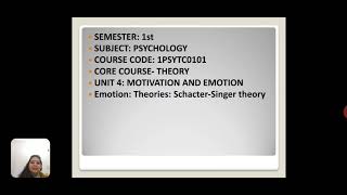 SCHACHTER AND SINGER THEORY OF EMOTIONS [upl. by Kerred]