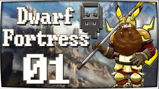 Anfänge eines Beginners  Dwarf Fortress DeutschGER  Folge 1 [upl. by Remoh]