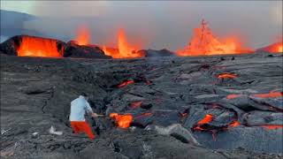 Taking some LAVA home 🌋🔥 Hawaii Volcano Update [upl. by Cara660]