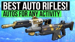 Destiny 2  Top 5 Auto Rifles for Any Activity Best Guns in Destiny 2 [upl. by Christos]