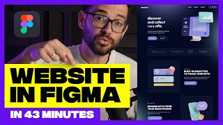 Figma tutorial for Beginners Complete Website from Start to Finish [upl. by Kcirederf]