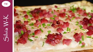 Flammkuchen  Elsässer Art  Zubereitung mit TM [upl. by Ming310]