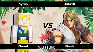 Solar Flare 2024  Syrup Steve vs Jahzz0 Ken  Ultimate Singles  Grand Finals [upl. by Sihon159]