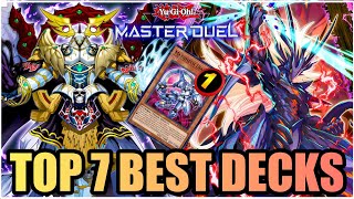 TOP 7 BEST DECKS in MASTER DUEL [upl. by Eerehc]