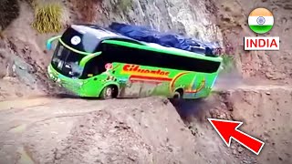 Top 10 Most Dangerous Roads In The World [upl. by Vaules]