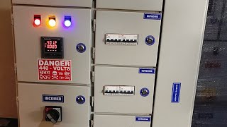 LT Control Panel 415V 3Phase 50HZ with incomer 160A FP MCCB amp Outgoing 12nos FP 63A MCB [upl. by Ahseinod]