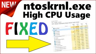 ntoskrnlexe High Disk Usage Fixed English How to fix ntoskrnlexe high memory usage in Windows 10 [upl. by Armitage887]