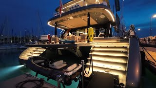 Sunreef 80 ECO Catamaran 2023  A Walkthrough At Nighttime [upl. by Niwrehs]