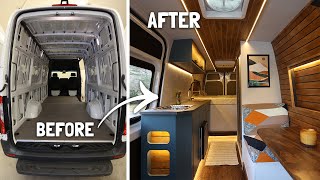 Van Build TIME LAPSE The Perfect Campervan Start to Finish in 30 days [upl. by Enirhtak612]