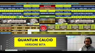 QUANTUM CALCIO  SUPPORTO QUANTUM Tutto in uno e automatizzato Versione BETA [upl. by Jaeger]