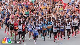 Chicago Marathon 2024 FULL COVERAGE  FINISH LINE CAM [upl. by Seow]