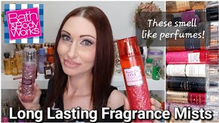 10 Long Lasting Fragrance Mists🌹🍓🥥 from Bath amp Body Works  These smell like perfume Lasts all day [upl. by Terryn]