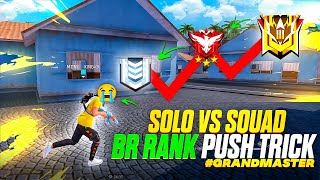 Playing Solo vs Squad to push Grandmaster in br rank gone wrong  br rank push tips and tricks 😂 [upl. by Iramohs]