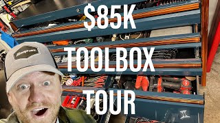 85k Fully Loaded SnapOn Epiq 68quot Toolbox Tour 2023 [upl. by Erich]