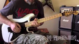 Iron Maiden  Aces High Guitar Cover [upl. by Enirhtac]