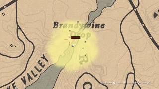 Brandywine Drop Treasure Map Red Dead Redemption 2 Online By Blaketos84 RDR2 RDR2O RDO [upl. by Bili]