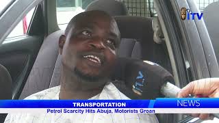 Transportation Petrol Scarcity Hits Abuja Motorists Groan [upl. by Pietje536]