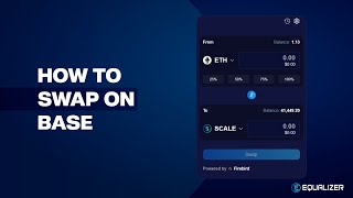 Complete Guide How to Swap Tokens on Base Chain  Easy StepbyStep Tutorial [upl. by Adeys]