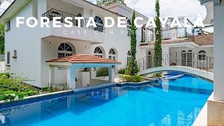 Foresta de Cayalá  Lujosa Casa con Piscina Zona 16  GUATEMALA [upl. by Hymie]