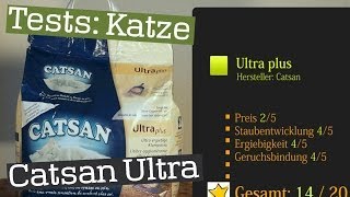 Catsan Ultra plus Klumpstreu  Katzenstreu im Test [upl. by Hughmanick828]