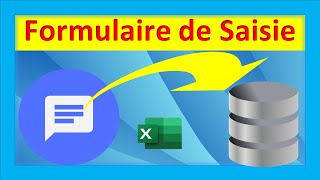 Créer un Formulaire de saisie de données automatisé dans Excel 🈸 ✅ [upl. by Gabi425]