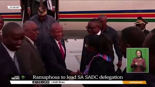 SADC Summit I President Ramaphosa leads the South Africas delegation to Zimbabwe [upl. by Morette790]