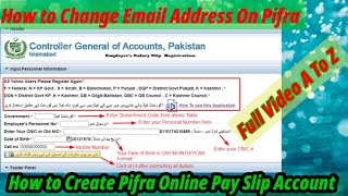 How to change Email address on Pifra and again create new Pifra pay slip account kbsocialtech [upl. by Evie]