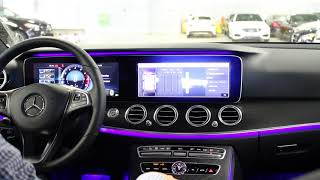 MercedesBenz EClass Interior Lighting Colours Options  Over 60 to Choose From [upl. by Oz]