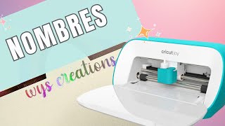 🤩COMO HACER NOMBRES EN LA Cricut Joy [upl. by Anale]