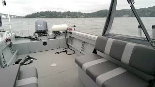 SOLD 2022 Hewescraft 200 Sportsman w 2022 Yamaha F115XB amp 2022 Yamaha T99XPB [upl. by Aralk]