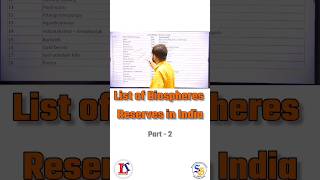 List of Biospheres reserves in india  part  2  ssc upsc gk [upl. by Aillemac743]