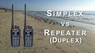 What is Simplex versus Repeater mode in Ham and GMRS radio Updated Apr 5 2022 [upl. by Arraeis754]