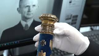 Truly Amazing Artifact  Baton Presented To Grand Admiral Karl Dönitz [upl. by Lakym]