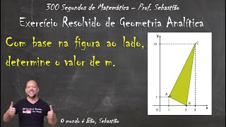 GEOMETRIA ANALÍTICA  PONTO  Exercício 26  Determine o Valor de m [upl. by Danya427]