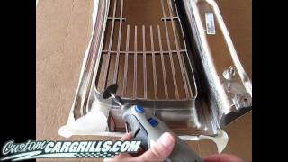 customcargrillscom Gut amp Cut grill installation [upl. by Halullat]