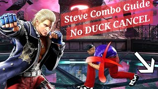 Steve Fox Combo Guide Max Damage No Duck Canceling for Beginners  Tekken 8 [upl. by Mcknight573]