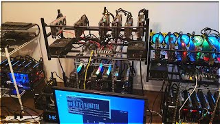 Crypto Mining Farm at Apartment  June 2023 Update [upl. by Ariuqahs]