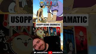 Usopp Being Dramatic  One Piece onepiecereaction onepiece reaction anime [upl. by Airetas174]