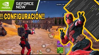 Fortnite Configuración GeForceNow 120 fps [upl. by Pope]