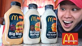 FOUND MCDONALDS SECRET SAUCE BOTTLES LIFE HACKS YOU NEED TO TRY [upl. by Eenot807]